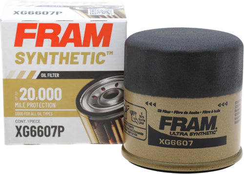 Ulta Synthetic Automotive Replacement Oil Filter, Designed for Synthetic Oil Changes Lasting up to 20K Miles, XG6607 with Suregrip (Pack of 1)